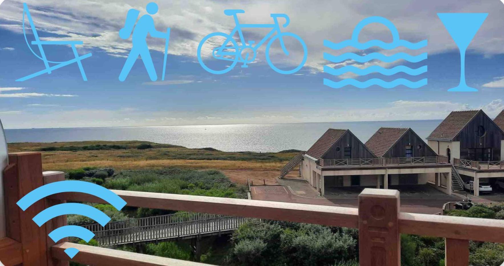 Le 246 - Duplex Face A La Mer Pour 4 Personnes, Wifi, Tv Full Sat, Parking Wimereux Exteriör bild
