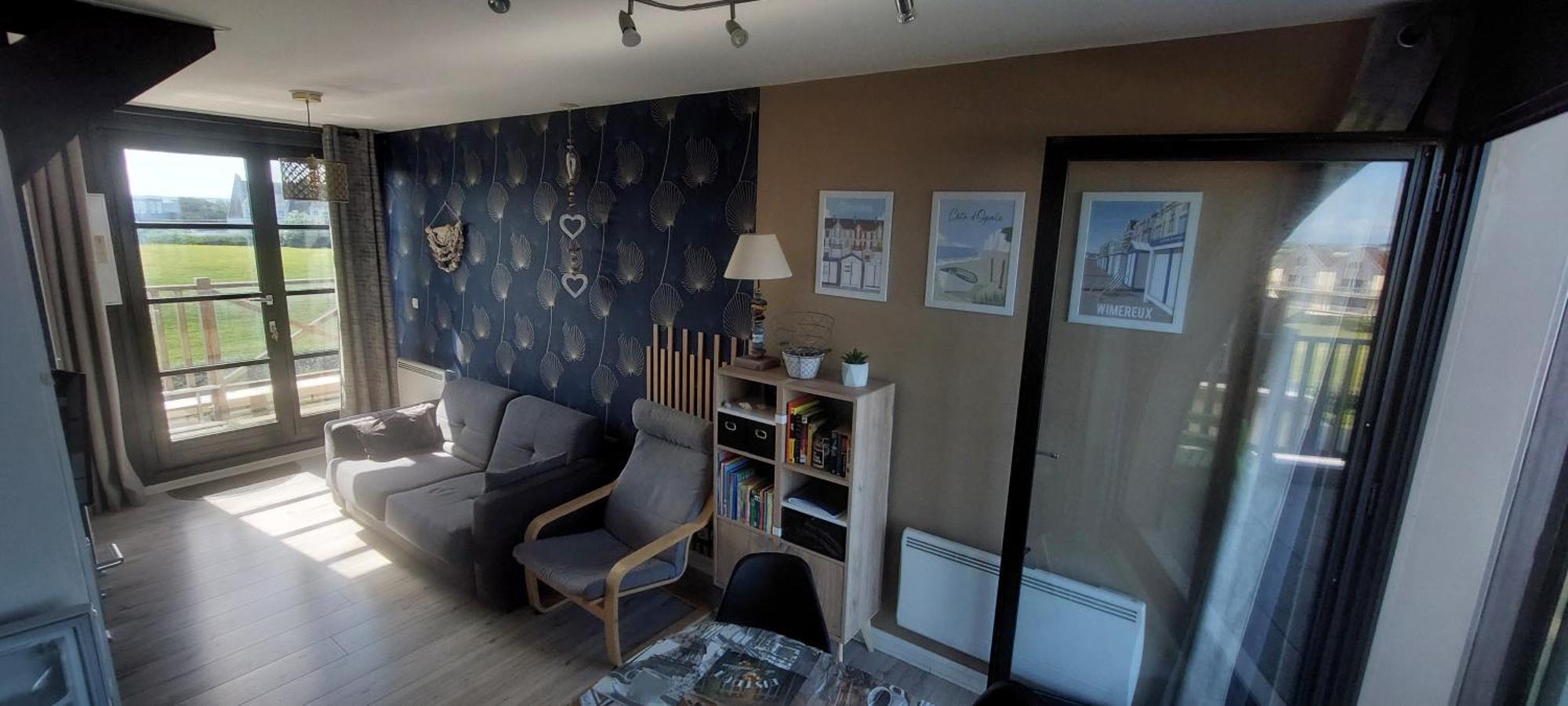 Le 246 - Duplex Face A La Mer Pour 4 Personnes, Wifi, Tv Full Sat, Parking Wimereux Exteriör bild